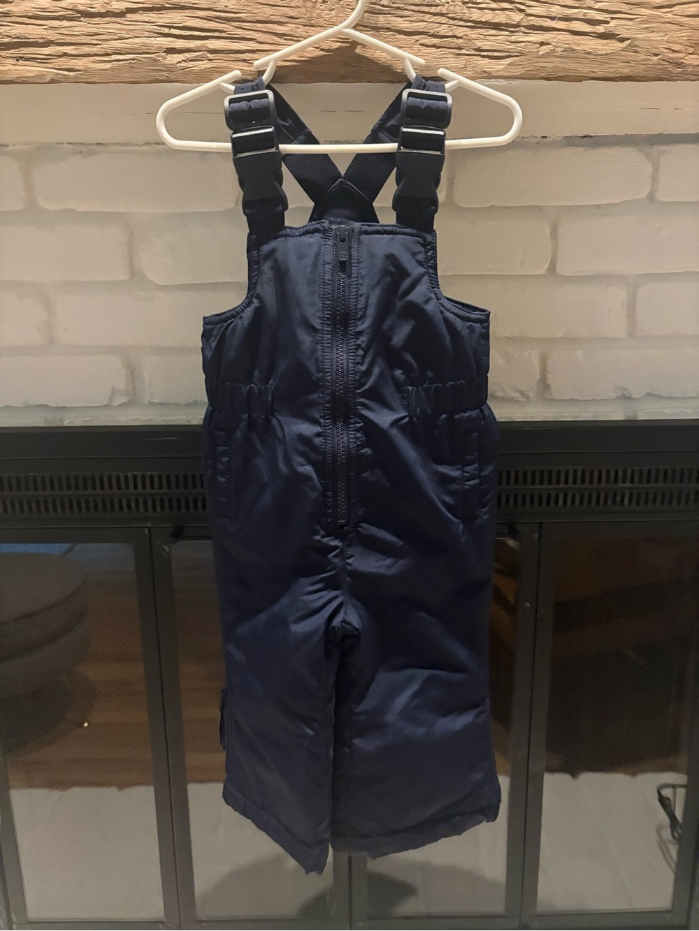 GAP Kids Navy Blue Snow Overalls with Adjustable Straps